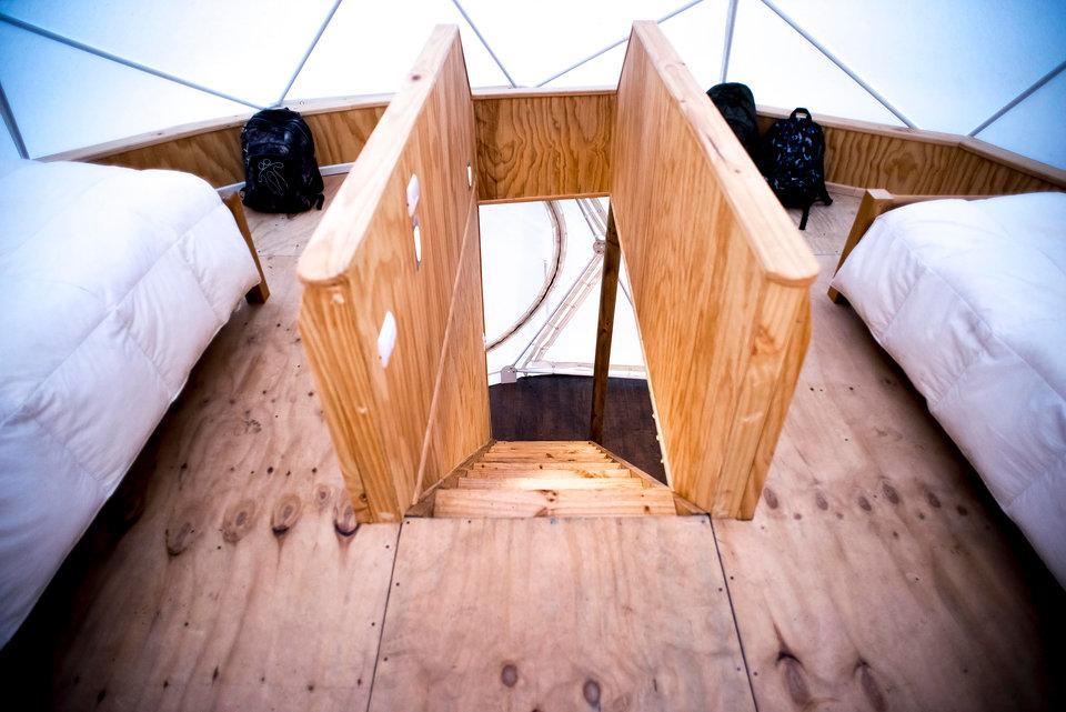 Hôtel Glamping Domos Treepod à Las Trancas Extérieur photo